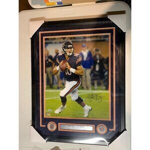 Mitchell Trubisky Autograph Signed Chicago Bears 16x20 Photo Framed Fanatics